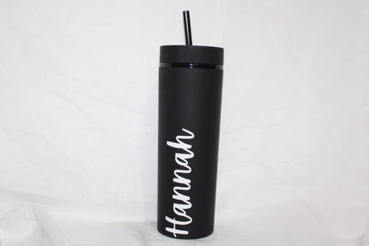 Personalised skinny 20oz matte tumbler