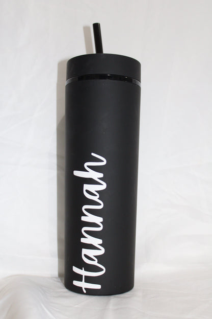 Personalised skinny 20oz matte tumbler
