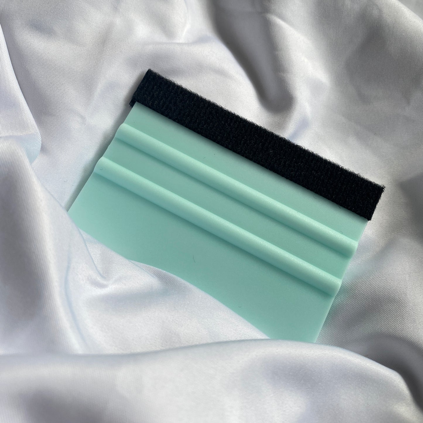 Blue vinyl Squeegee application