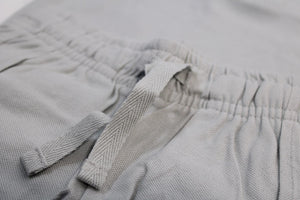 Pebble grey zip Neck polo shirt and short set