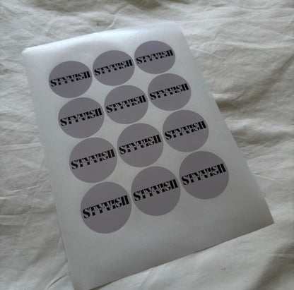 Custom circle 2 x 2 inches stickers