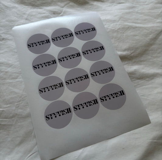 Custom circle 2 x 2 inches stickers