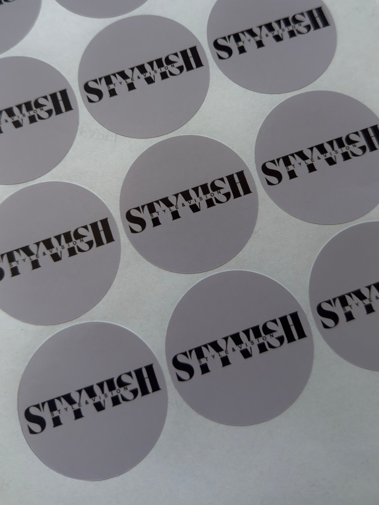 Custom circle 2 x 2 inches stickers