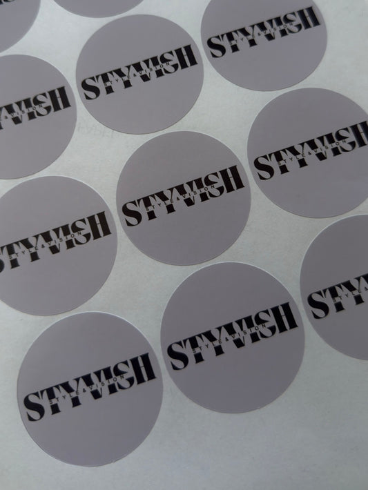 Custom circle 2 x 2 inches stickers
