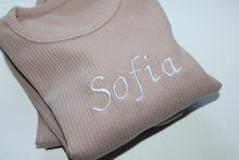 Load image into Gallery viewer, Velvet Mocha Ribbed loungewear set
