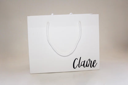Personalised small name gift bag