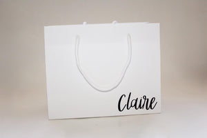 Personalised small name gift bag