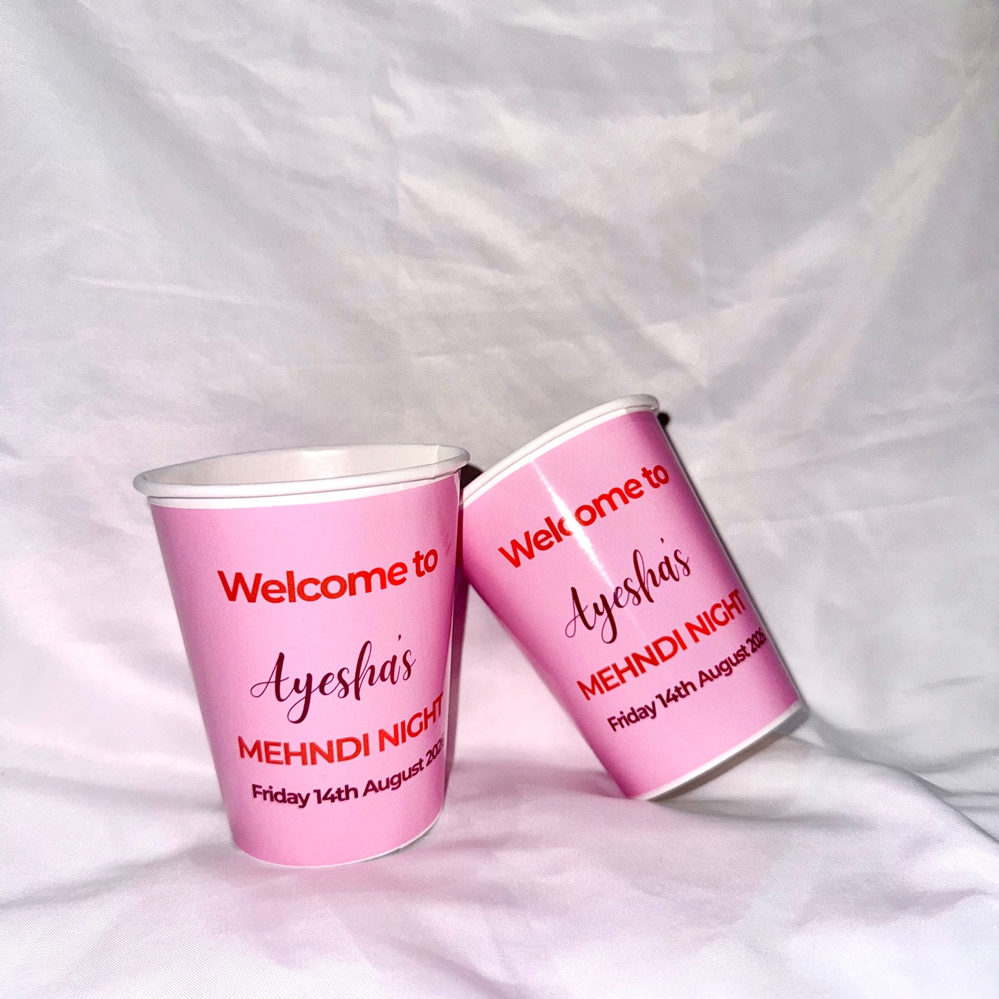 Custom mehndi cups