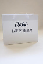 Load image into Gallery viewer, Personalised birthday and name gift bag
