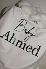Load image into Gallery viewer, Luxury personalised white sack large
