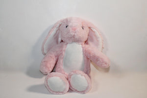 New born soft pink bunny keepsake