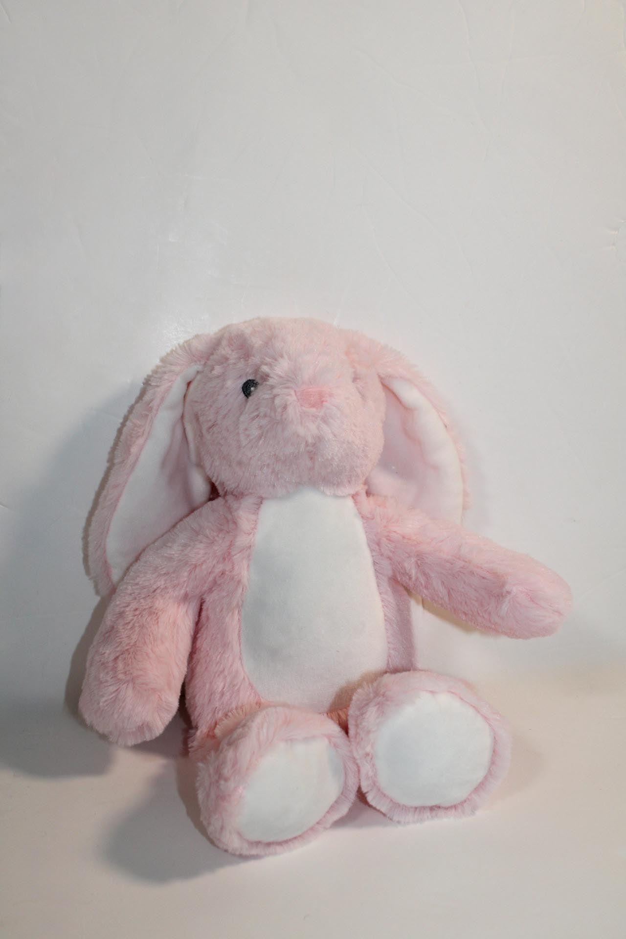 New born soft pink bunny keepsake