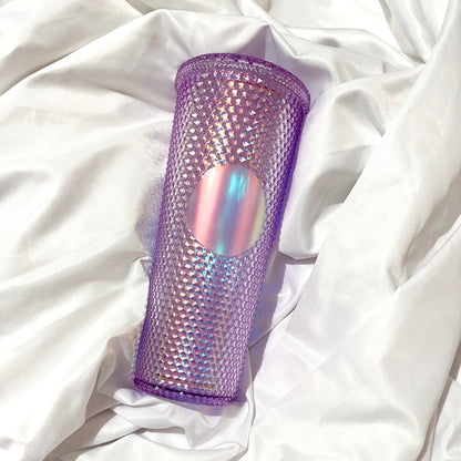 Studded personalised monogram tumblers
