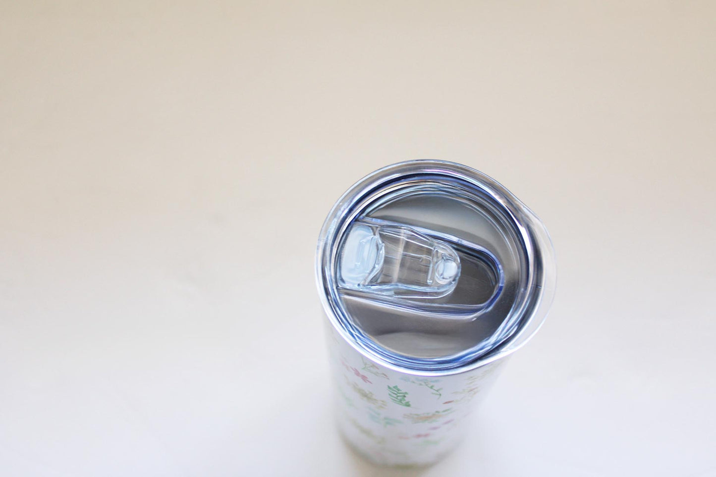 Stainless steel 20oz flower tumbler