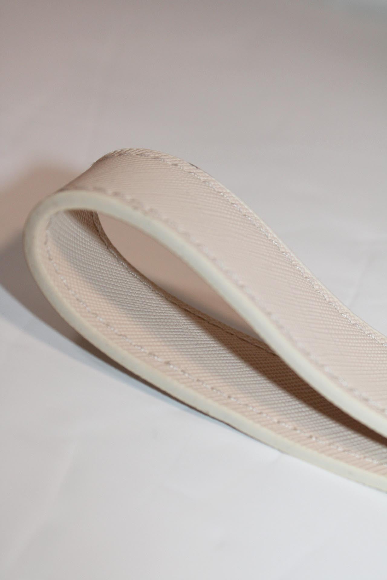 Monogram wristlet keyring