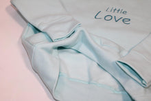 Load image into Gallery viewer, Embroidered ‘Little love&#39; blue long sleeved sweatshirt
