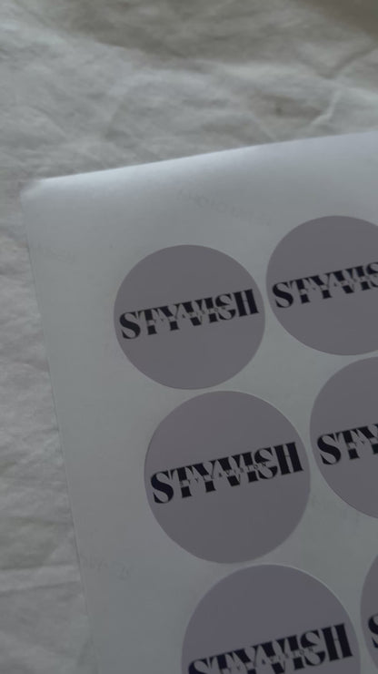 Custom circle 2 x 2 inches stickers