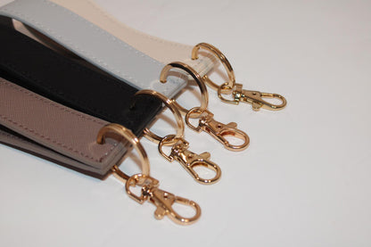 Monogram wristlet keyring